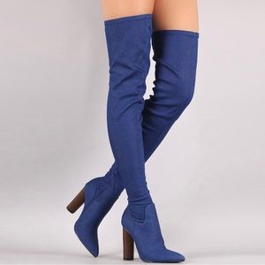 BNWOT Thigh High Jegging Boots - size 5.5